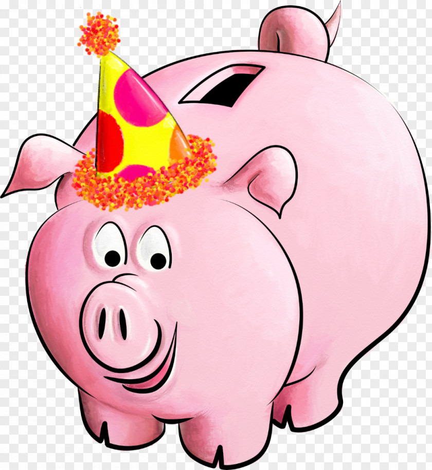 Pig Snout Piggy Bank Clip Art PNG