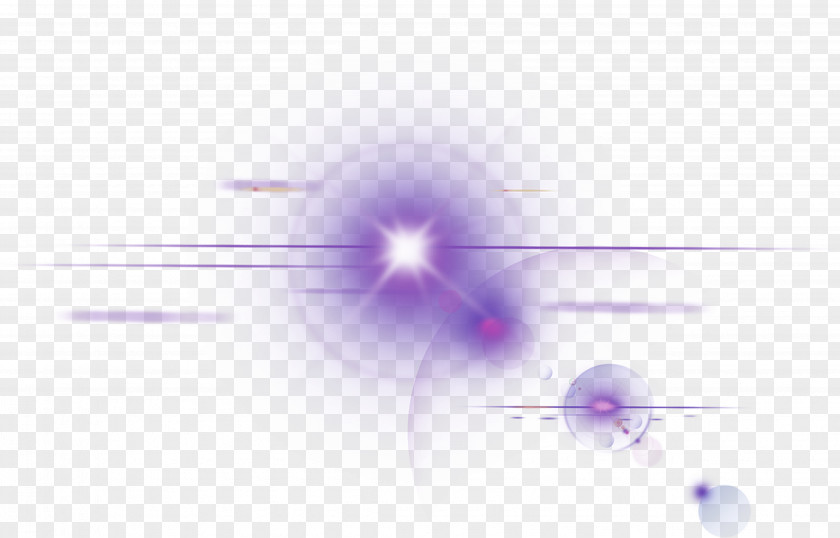 Purple Star Halo Effect Element Light Wallpaper PNG