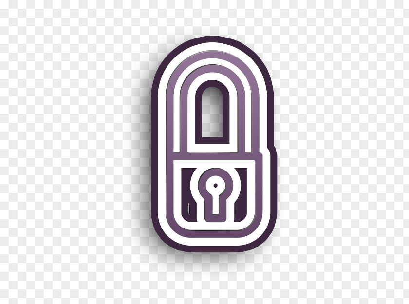 Symbol Meter Lock Icon PNG