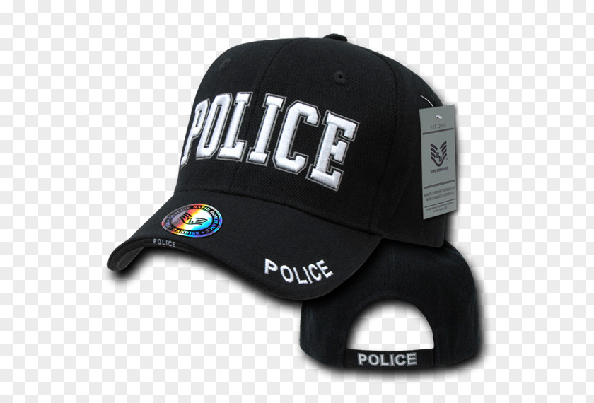 Cap Baseball Embroidery Hat Police PNG