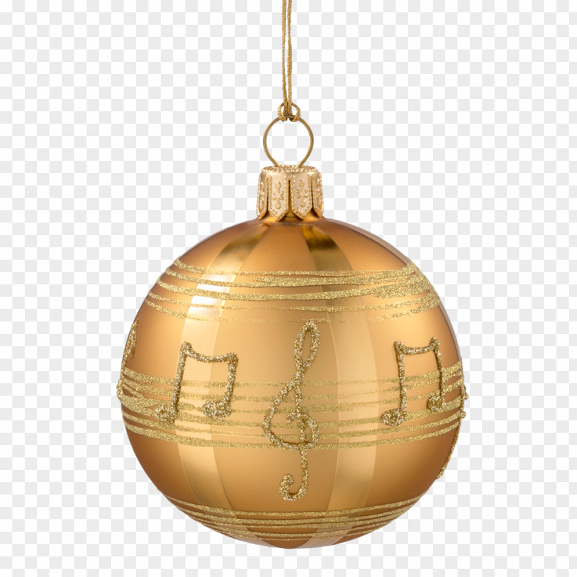 Christmas Ornament Bombka Musical Note PNG