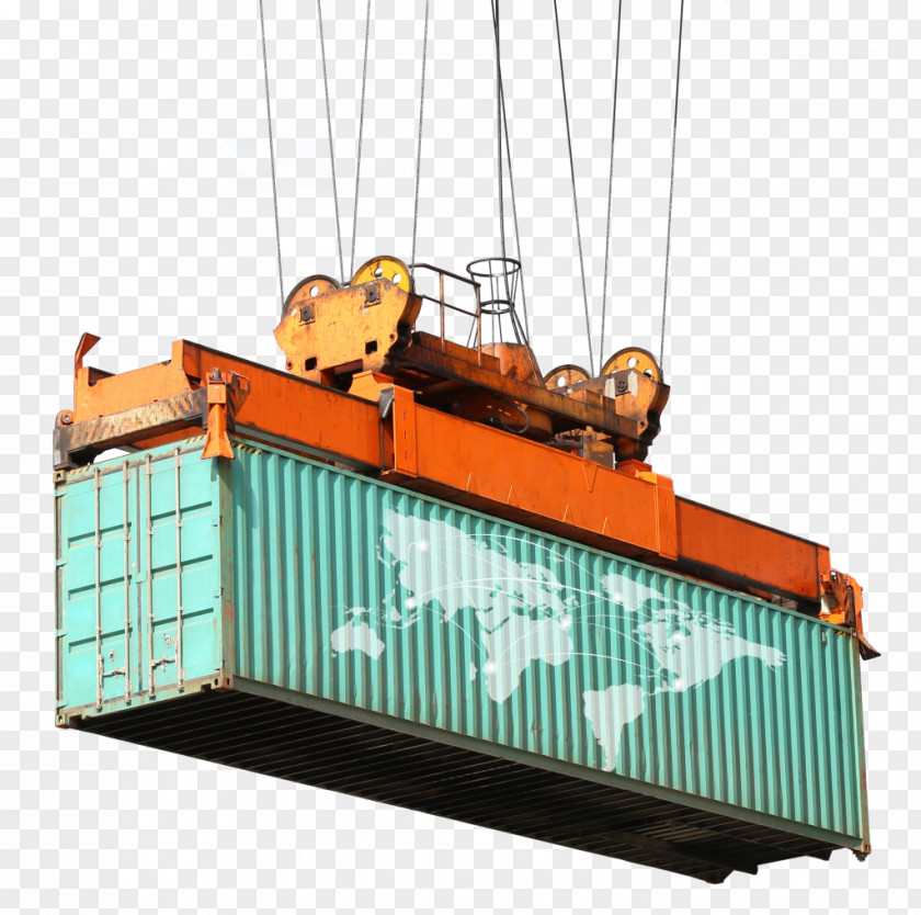 Crane Container Intermodal Port Shutterstock PNG