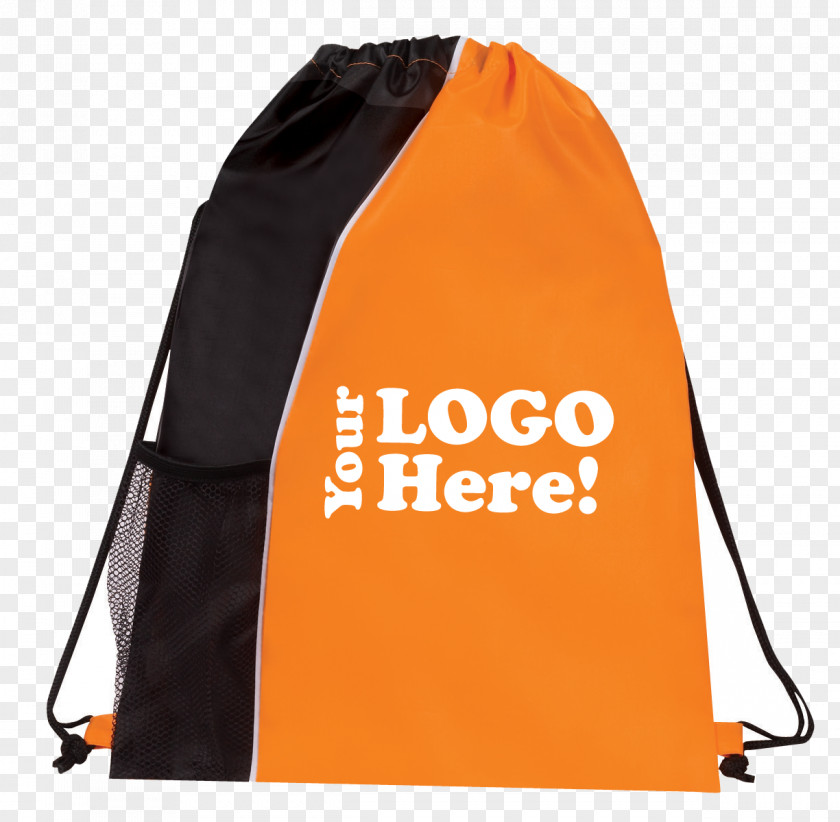 Bag Logo Clicker Drawstring Backpack Product Design PNG