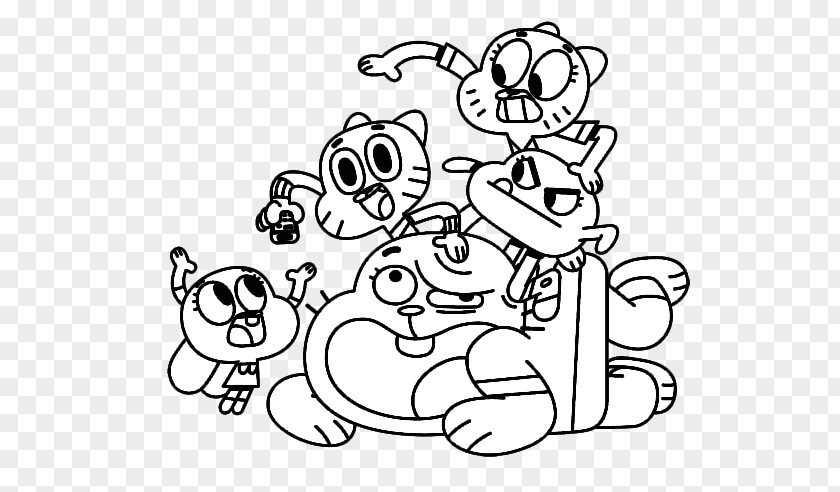 Winnie The Pooh Gumball Watterson Darwin Drawing Coloring Book Carrie Krueger PNG