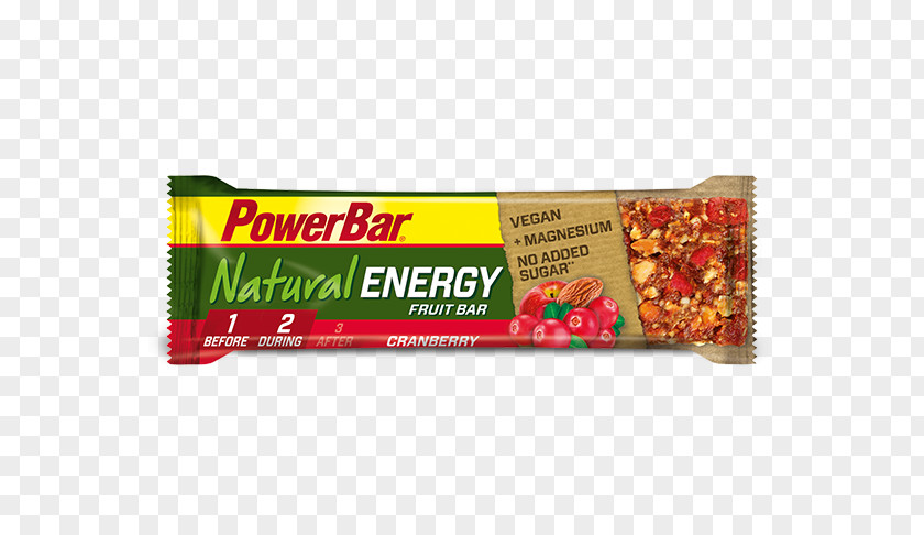 Cranberry Fruit Apple Strudel Energy Bar PowerBar PNG