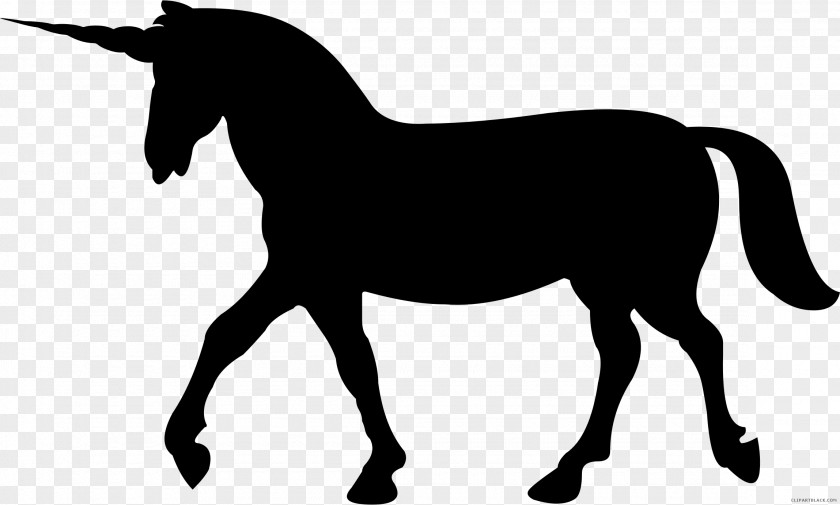 Horse Silhouette Unicorn PNG