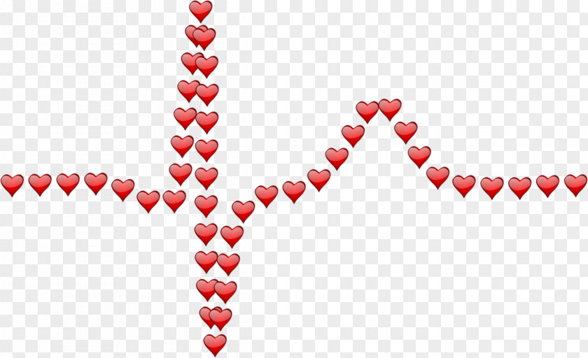 Heart Symbol Electrocardiography Clip Art PNG