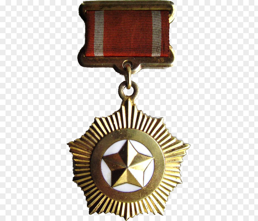 Korean Star Medal Soviet Union Army Badge Military PNG