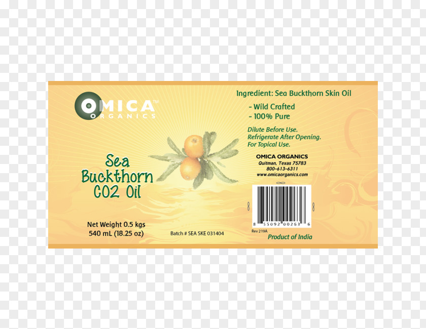 Oil Brand Sea Buckthorns Carbon Dioxide Font PNG