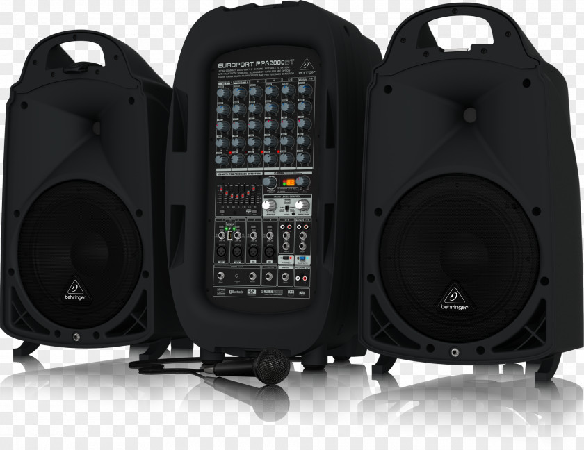 Yamaha Microphone Public Address Systems Behringer Audio Loudspeaker PNG