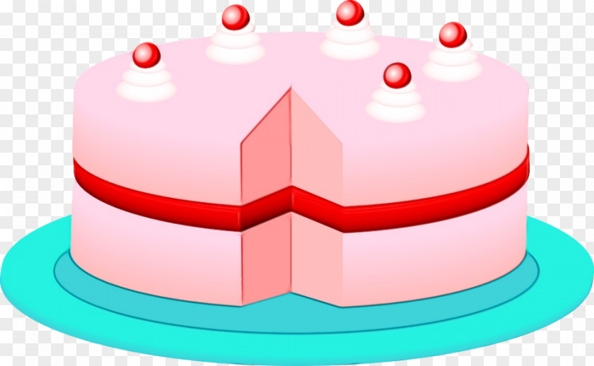 Baking Kuchen Pink Birthday Cake PNG