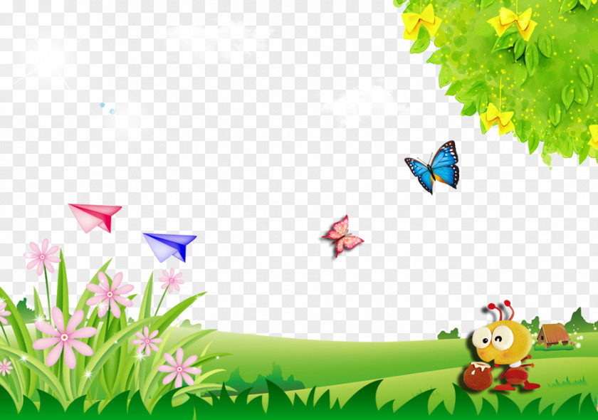 Butterfly Fantasy Download Cartoon Template PNG