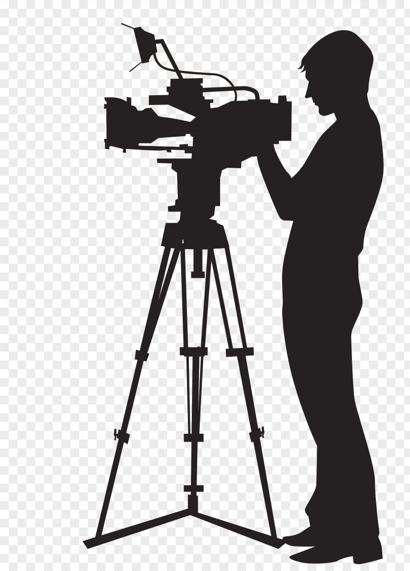 Camera Man Projection Operator Video Clip Art PNG