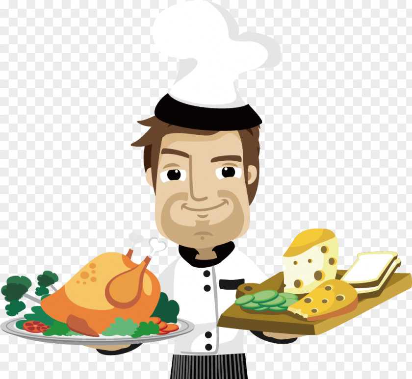 Cheese Cartoon Chef Restaurant Image Vector Graphics PNG