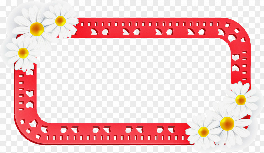 Daisies Frame Flower Floral PNG