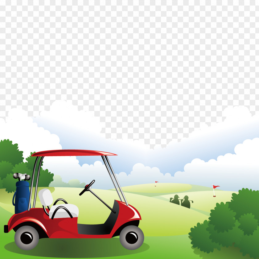 Golf Course Cart Club PNG