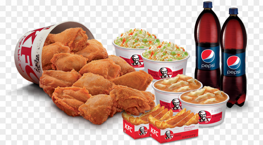 Kfc Bucket KFC Fried Chicken Menu Fast Food Restaurant PNG