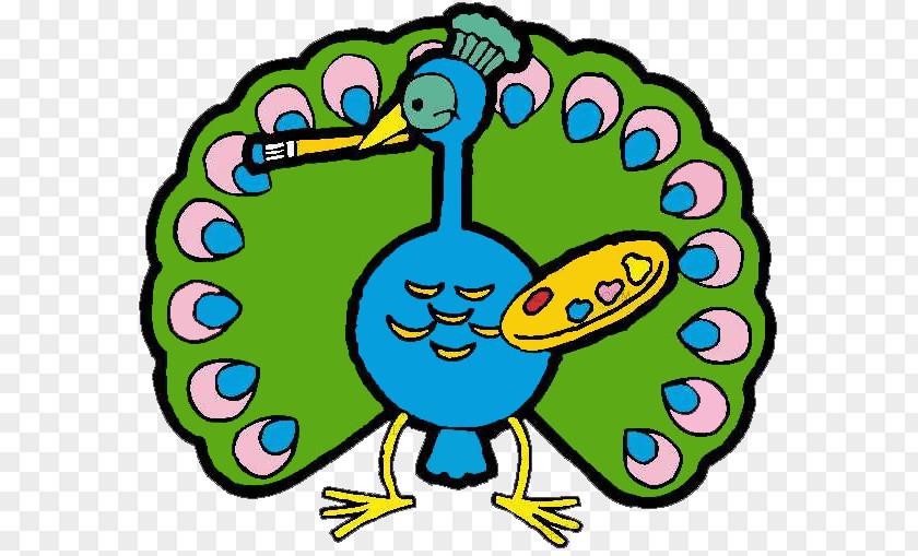 Peacock Cartoon Peafowl Animation PNG