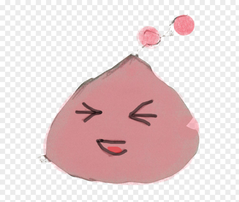 Poring Ragnarok Online Nose Pink M PNG