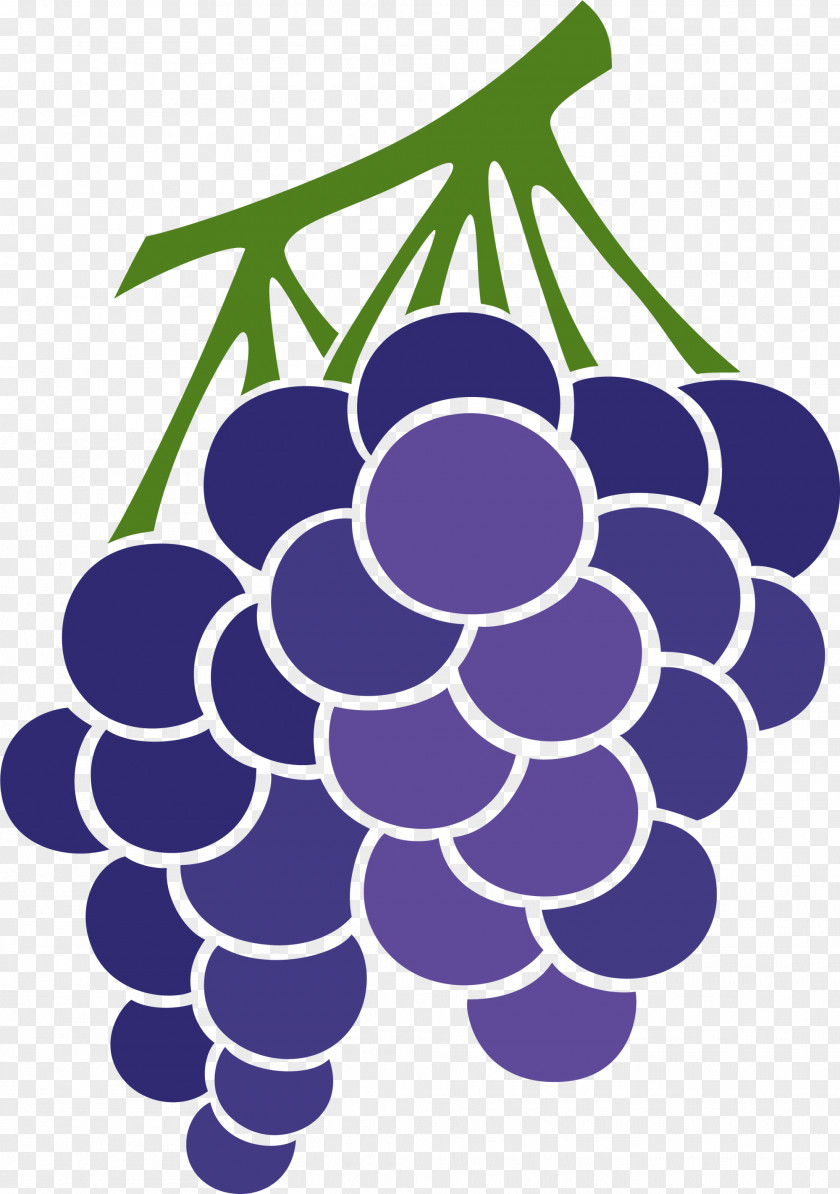 Purple Circle Grape Muscat Clip Art PNG