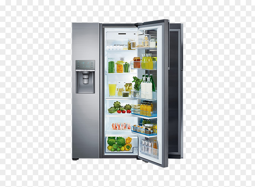 Refrigerator Auto-defrost Samsung Food ShowCase RH77H90507H PNG