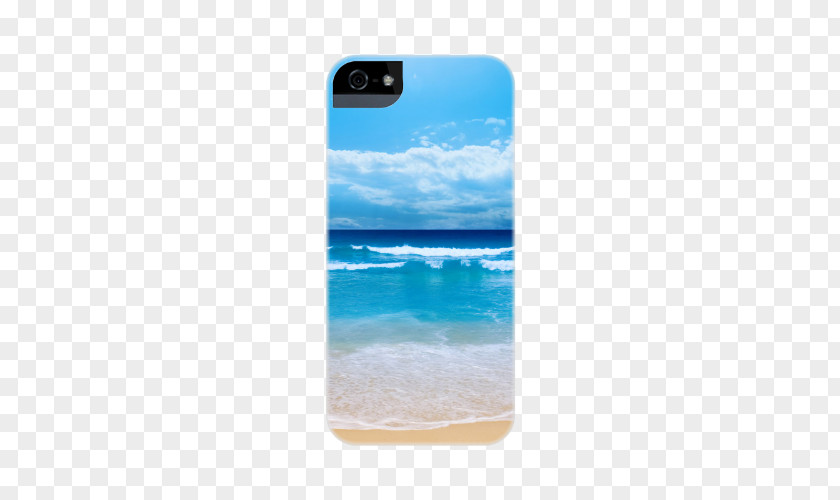 Beach Elements Samsung Galaxy A9 Pro Electric Blue Turquoise Cobalt Teal PNG