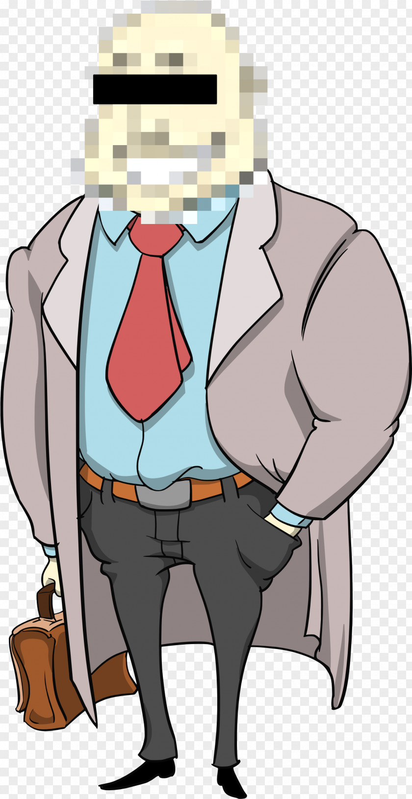 Style Gentleman News Cartoon PNG