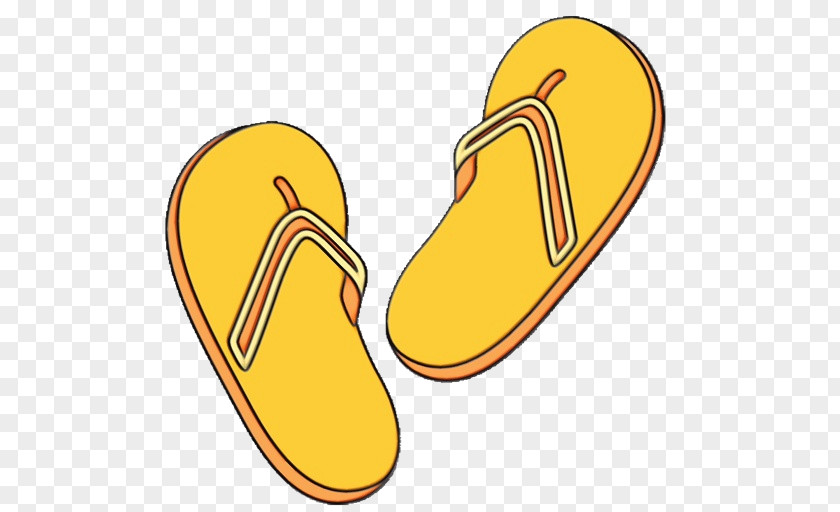 Footwear Yellow Shoe Font PNG