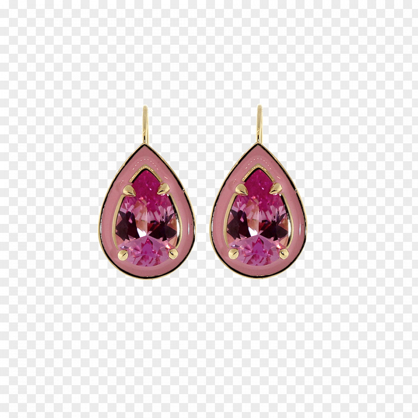Jewellery Earring Amethyst Sapphire Ruby PNG