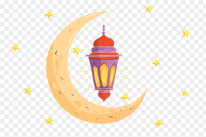 Ramadan Moon Illustration Image PNG