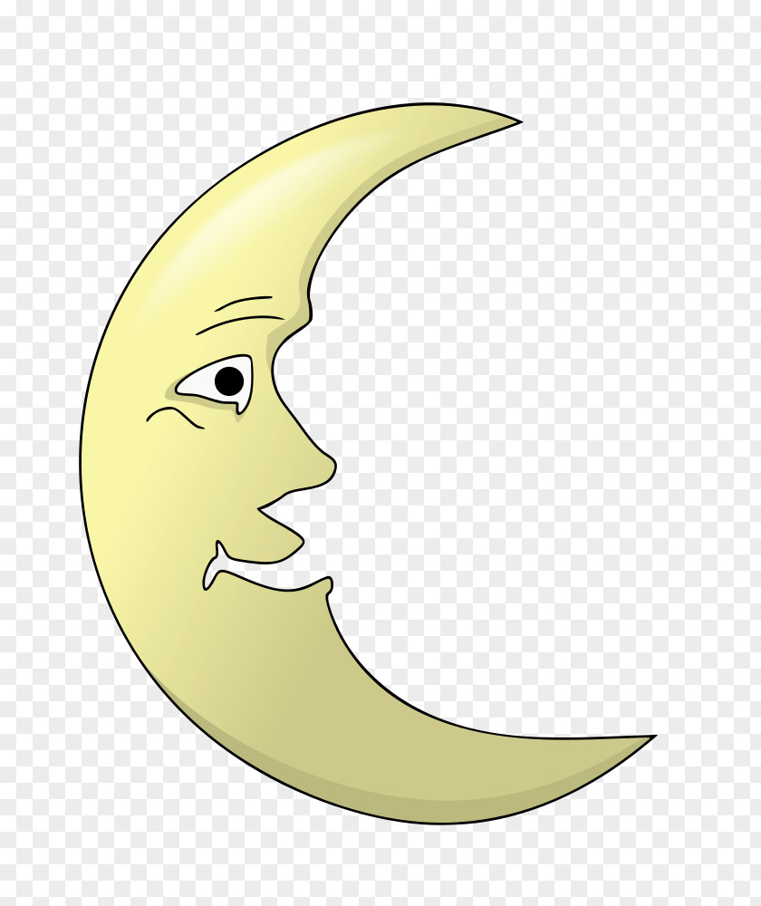 Crescent Vector Clip Art PNG