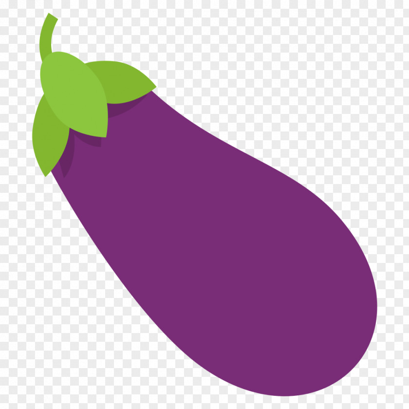 Eggplant Emoji Blocks Vegetable Food PNG