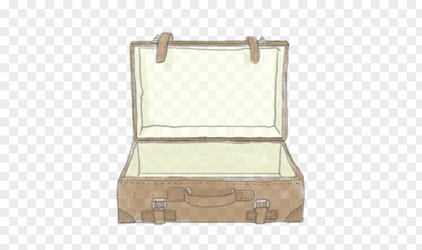 Hand-painted Suitcase Box Travel PNG