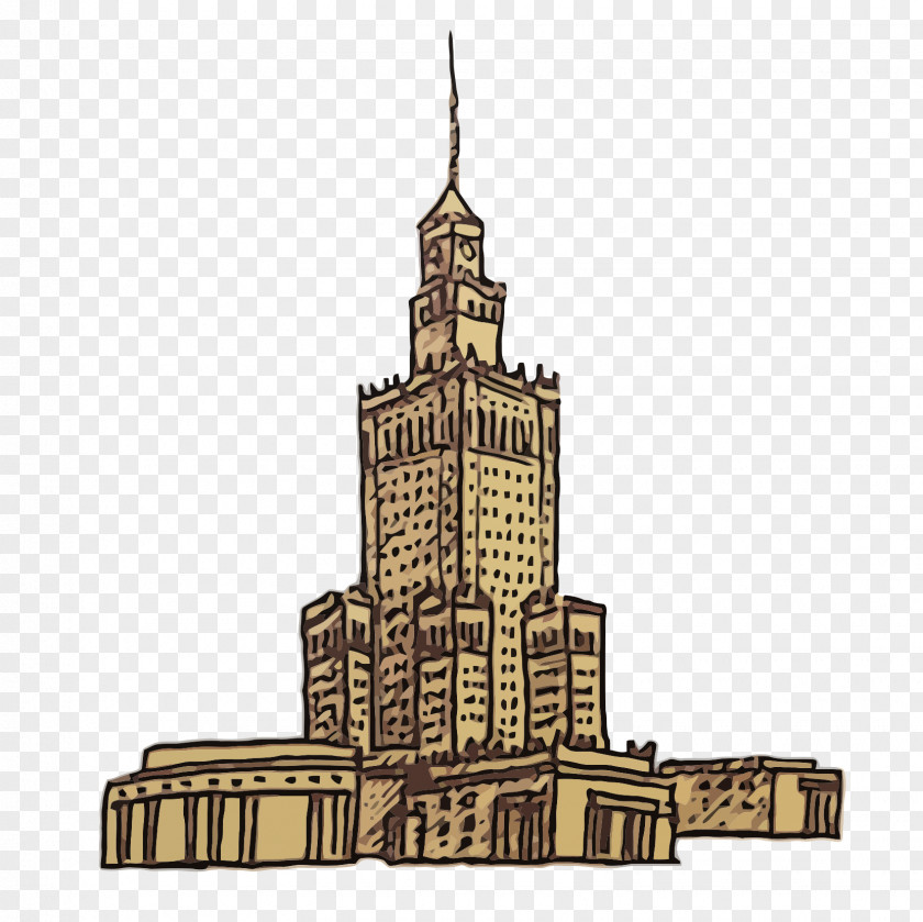 Polish Vector Palace Of Culture And Science Drawing Art Architecture PNG