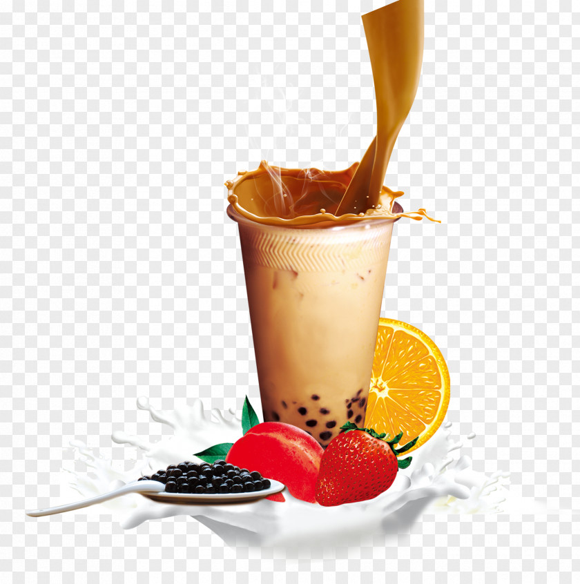 Tea,Drink,Fruit Drinks Hong Kong-style Milk Tea Juice Bubble PNG