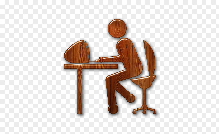Wood Icon Tagged Business Student PNG
