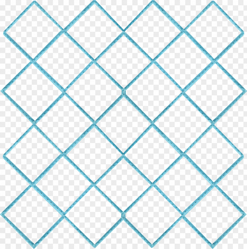 Blue Diamond Lattice Subnet Rhombus Pattern PNG