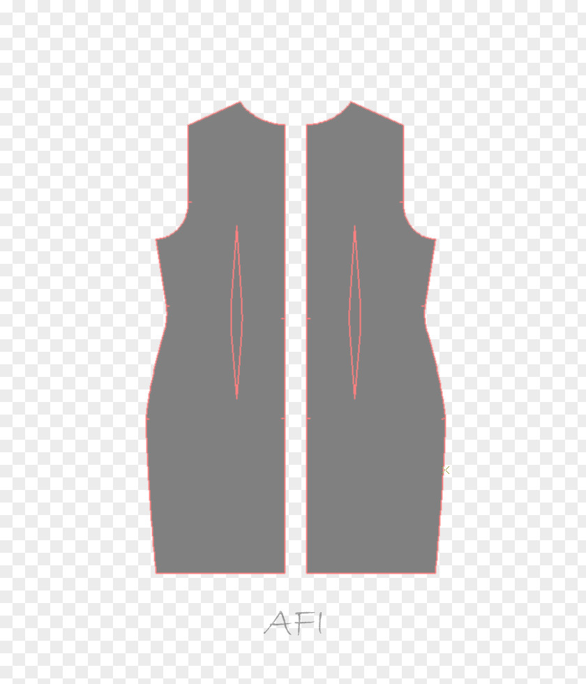 Hourglass Waist Shoulder Product Design Outerwear Line PNG