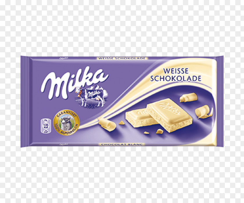 Milk Chocolate Bar Milka White Cream PNG