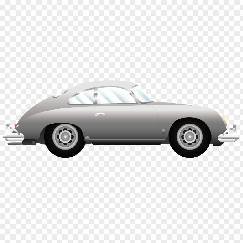 Retro Car Porsche 356 Luxury Vehicle PNG