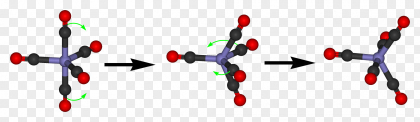 Trigonal Bipyramidal Molecular Geometry Berry Mechanism Pseudorotation Fluxional Molecule Phosphorus Pentafluoride PNG