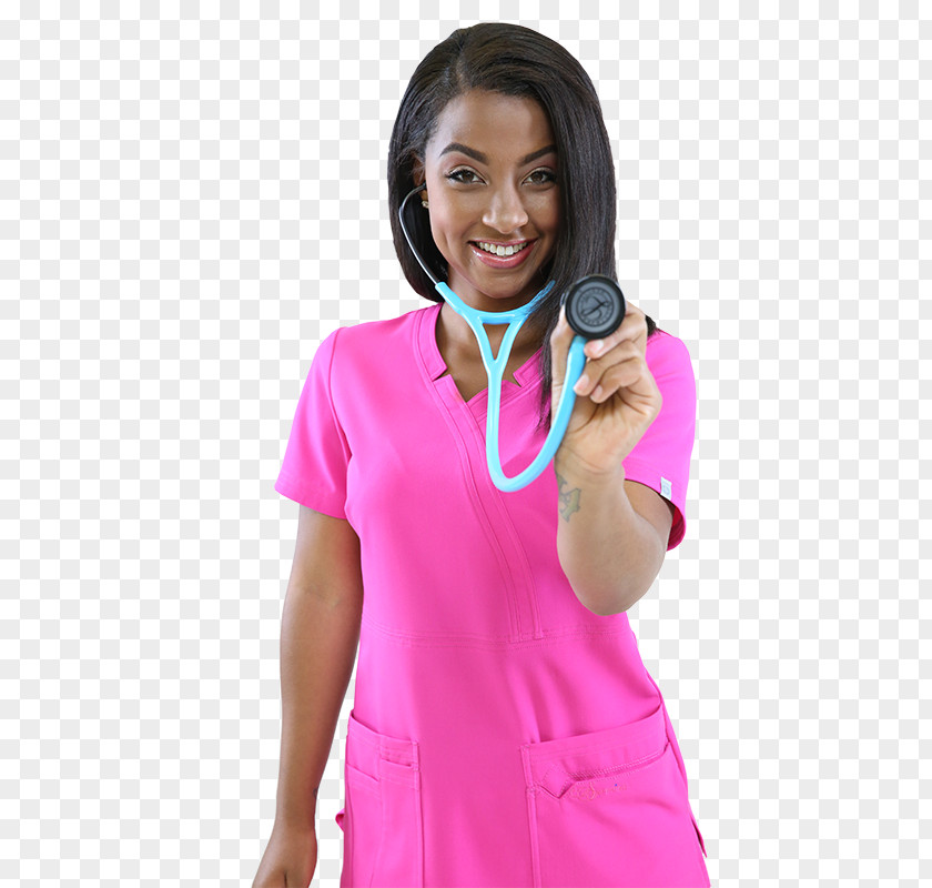 Black Nurse Nursing Stethoscope Registered Scrubs Jamie EGF Stem Cell Complex PNG
