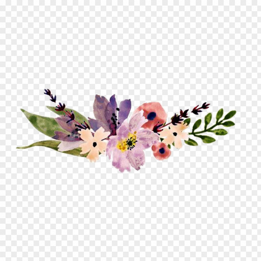 Flower Watercolor Painting: Flowers Floral Design Bouquet Wreath PNG