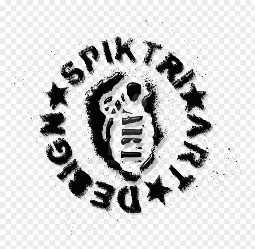 Graffitis Logo Brand Stencil White Font PNG