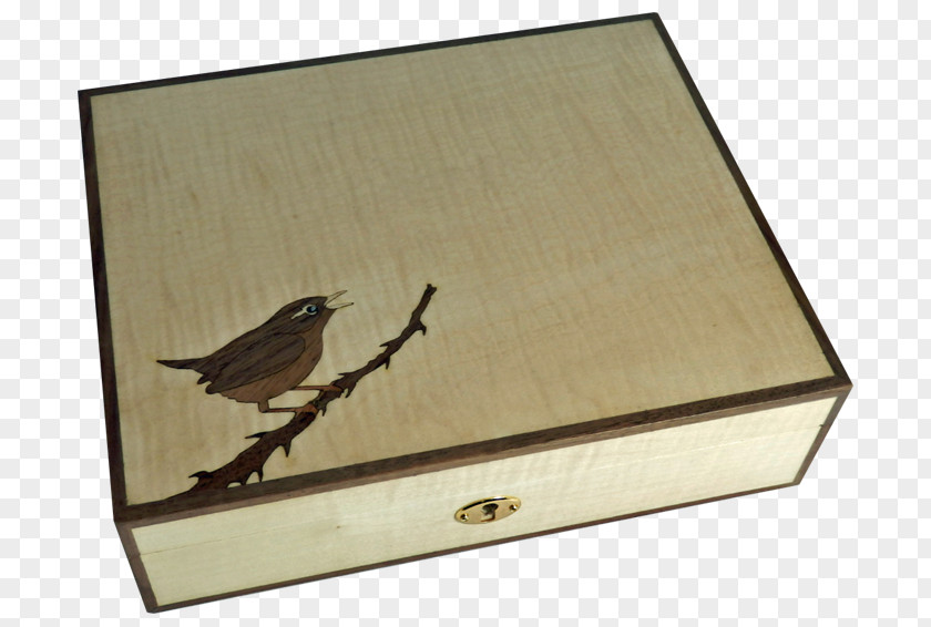 Jewellery Box Casket Humidor Wren Inlay PNG