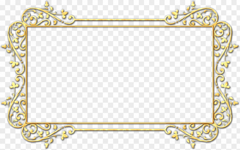 Place Card Picture Frame Background Yellow PNG