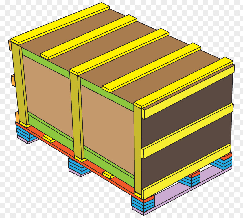 Rapid Acceleration Crate Wooden Box Pallet Freight Transport PNG