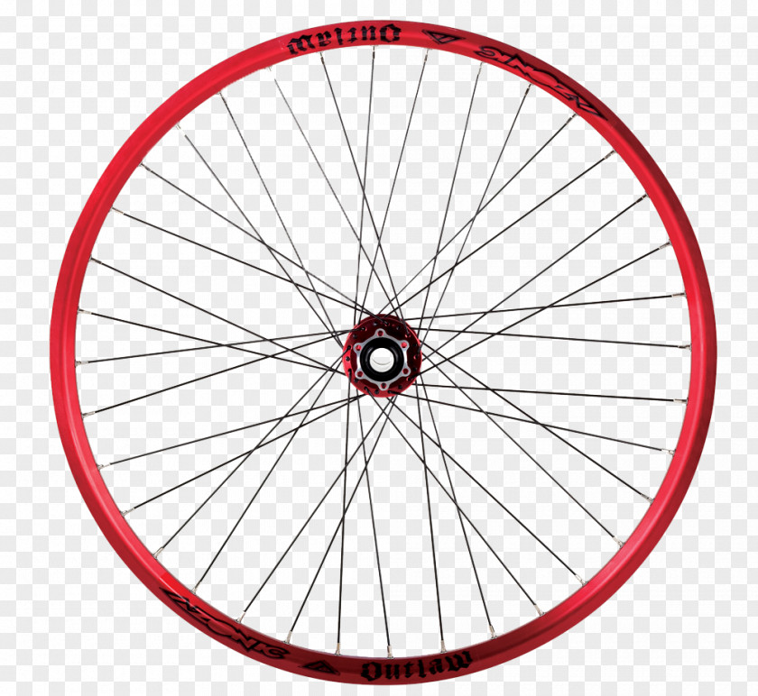 Red Motorcycle Bicycle Wheels Rim Mountain Bike PNG