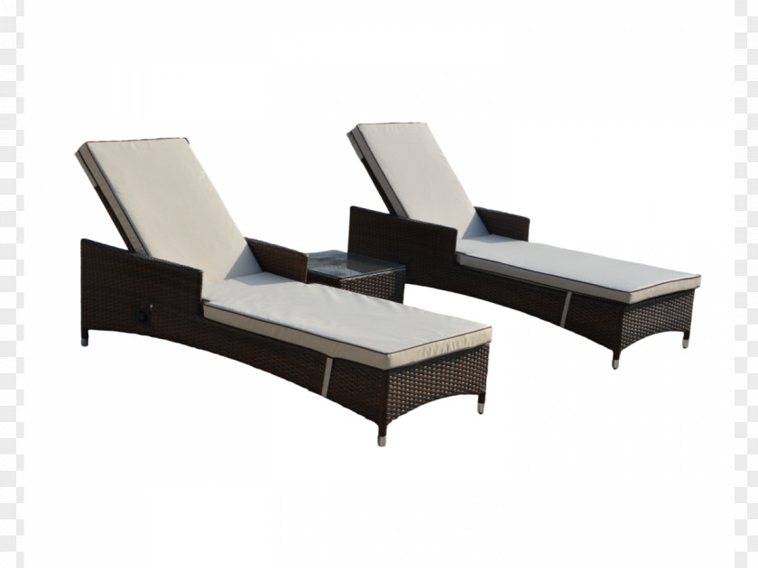 Sun Lounger Table Garden Furniture Sunlounger Rattan PNG