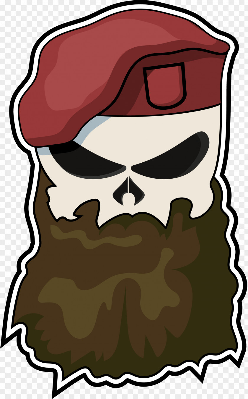 Beard Decal Sticker Skull T-shirt PNG